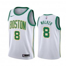 Men's Boston Celtics #8 Kemba Walker White City Jersey