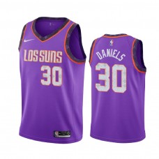 Men Phoenix Suns #30 Troy Daniels Purple City Jersey