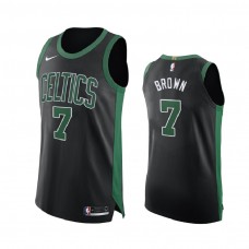 Boston Celtics Jaylen Brown Black Icon Authentic Edition Jersey Men
